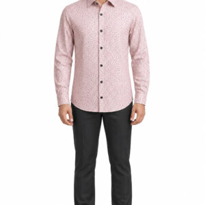 RIVAZ Dusty pink Small Print Men’s Shirt – 46351-MINT-GREEN – front view