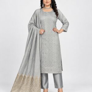 grey kurti set, RIVAZ style 60018, 60018 grey front