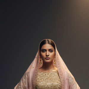 RIVAZ magenta unstitched lehenga 60120-11 full front view