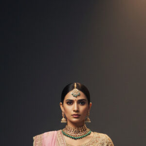 RIVAZ magenta unstitched lehenga 60120 full front view